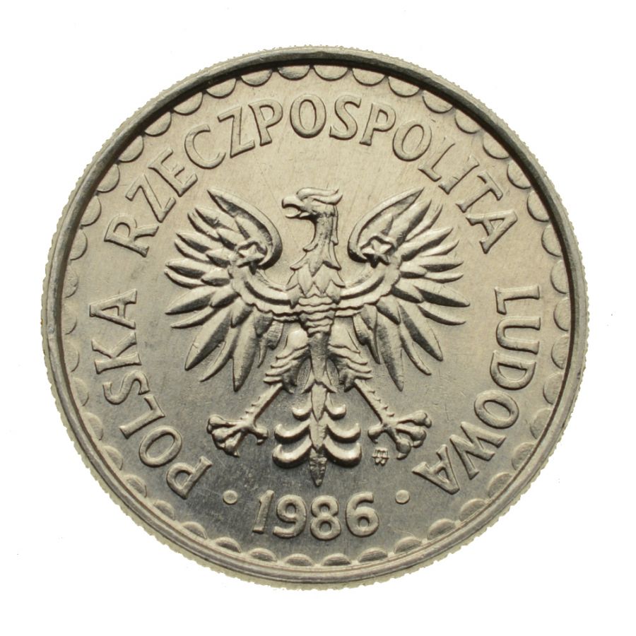 1 zloty 1986 r. (M273)