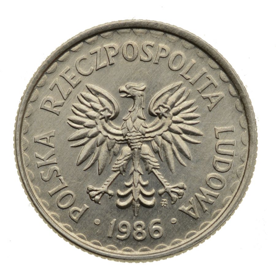 1 zloty 1986 r. (M471)