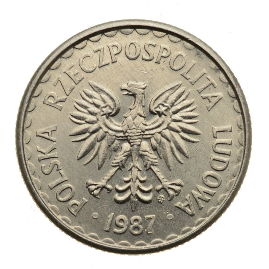 1 zloty 1987 r. (M473)