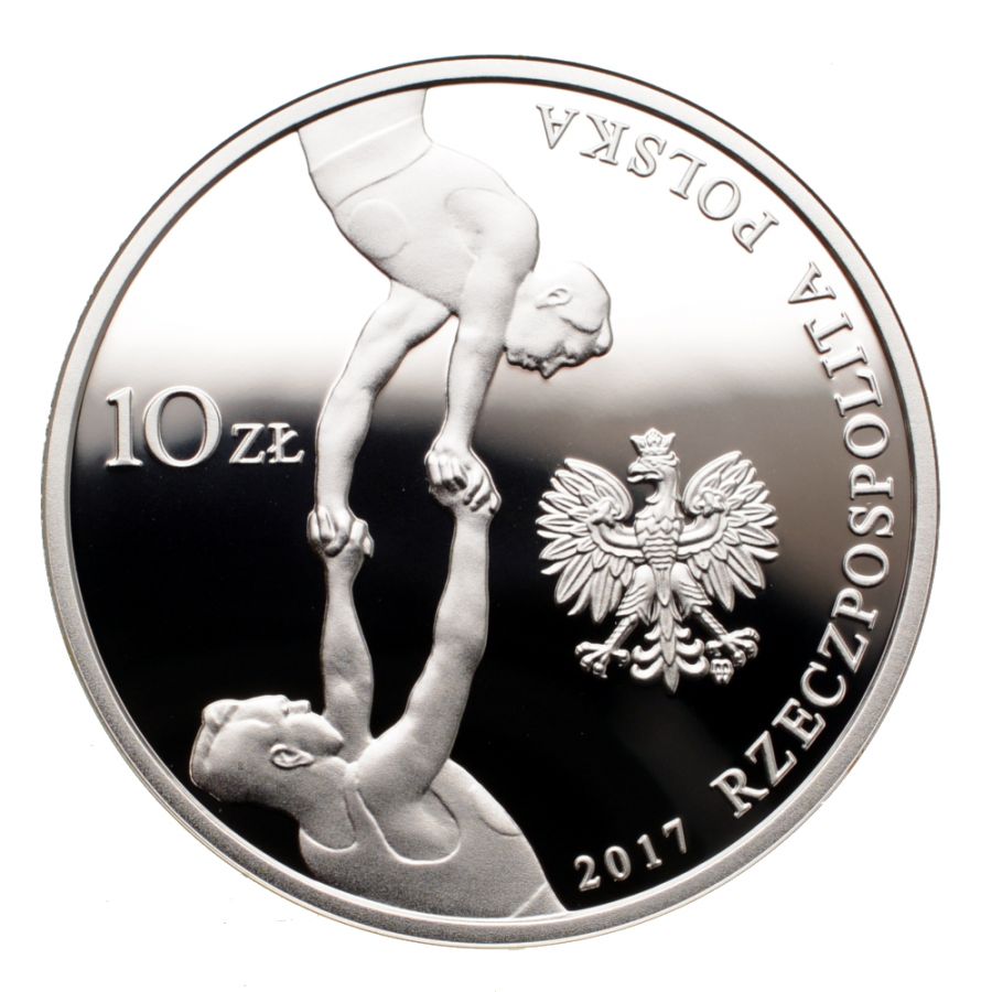 10 zlotych - 150. rocznica powstania Towarzystwa Gimnastycznego Sokуl