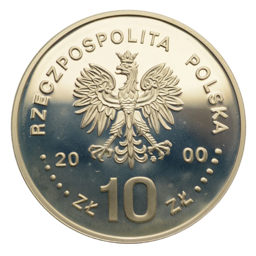 10 zlotych - Jan Kazimierz (popiersie)