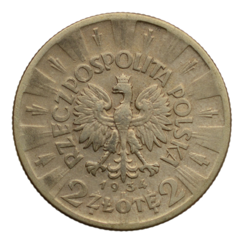 2 zlote 1934 r. - Jуzef Pilsudski (2)