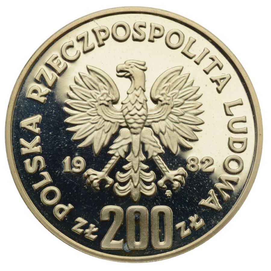 200 zlotych - XII Mistrzostwa Swiata w Pilce Noznej - Hiszpania 1982