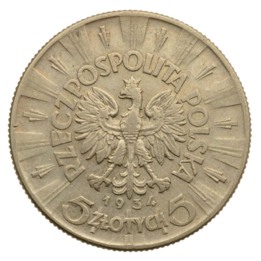 5 zlotych 1934 r. – Jуzef Pilsudski