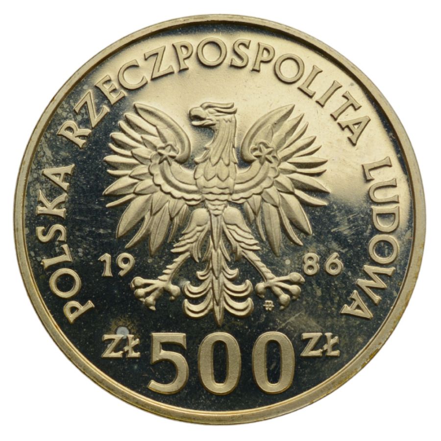 500 zlotych - Ochrona srodowiska - Sowa z mlodymi