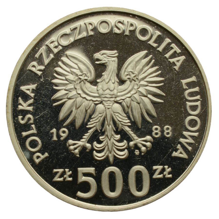 500 zlotych - XIV Mistrzostwa Swiata w Pilce Noznej - Wlochy 1990