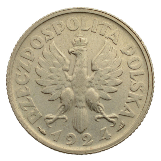 1 zloty 1924 r. - Zniwiarka (K92)