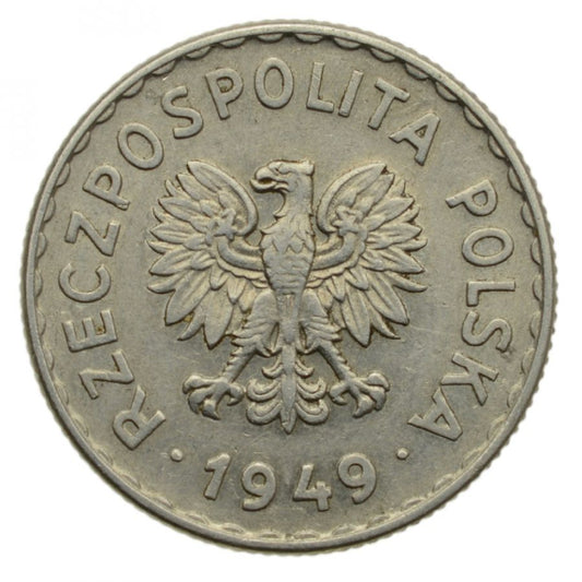 1 zloty 1949 r. - Aluminium (M005)