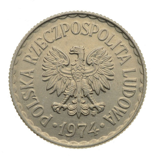 1 zloty 1974 r. (M454)