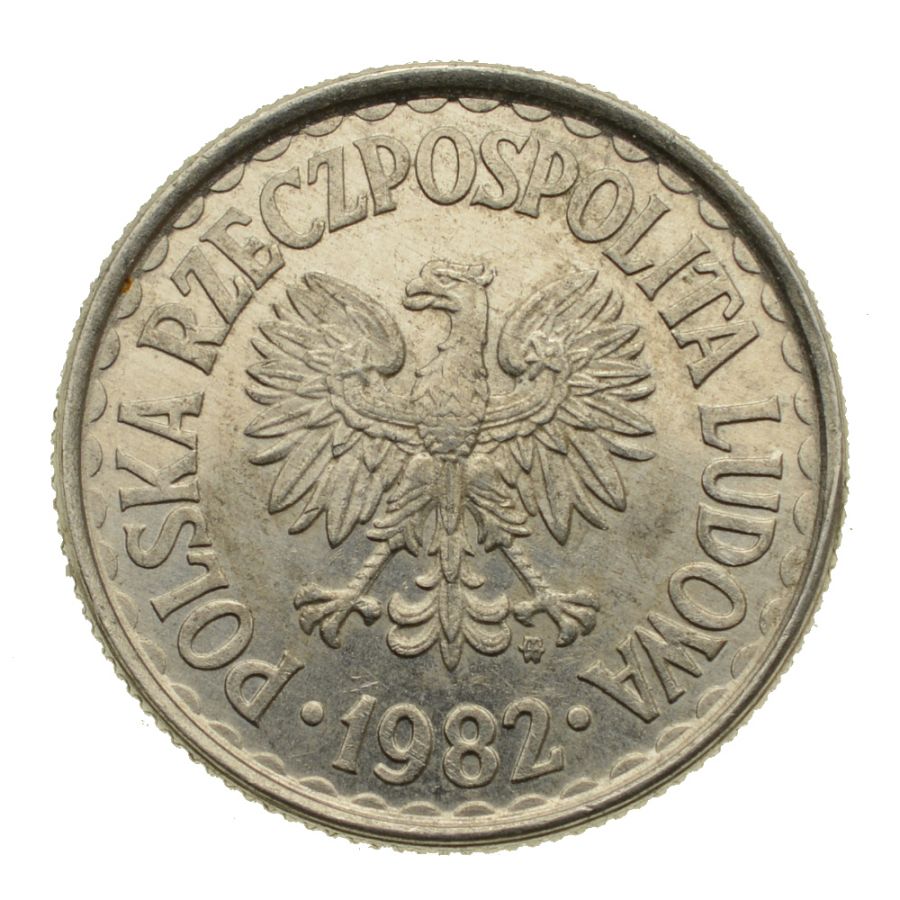 1 zloty 1982 r. (M061)