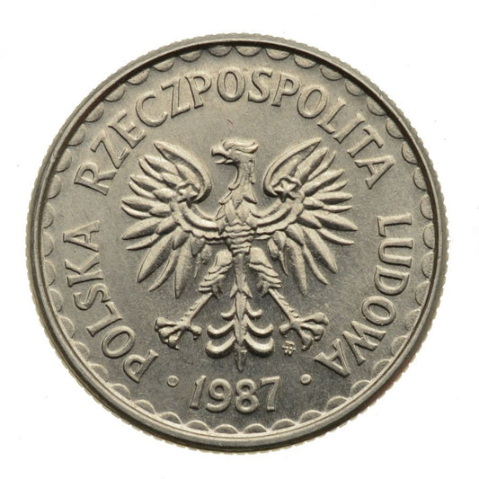 1 zloty 1987 r. (M472)
