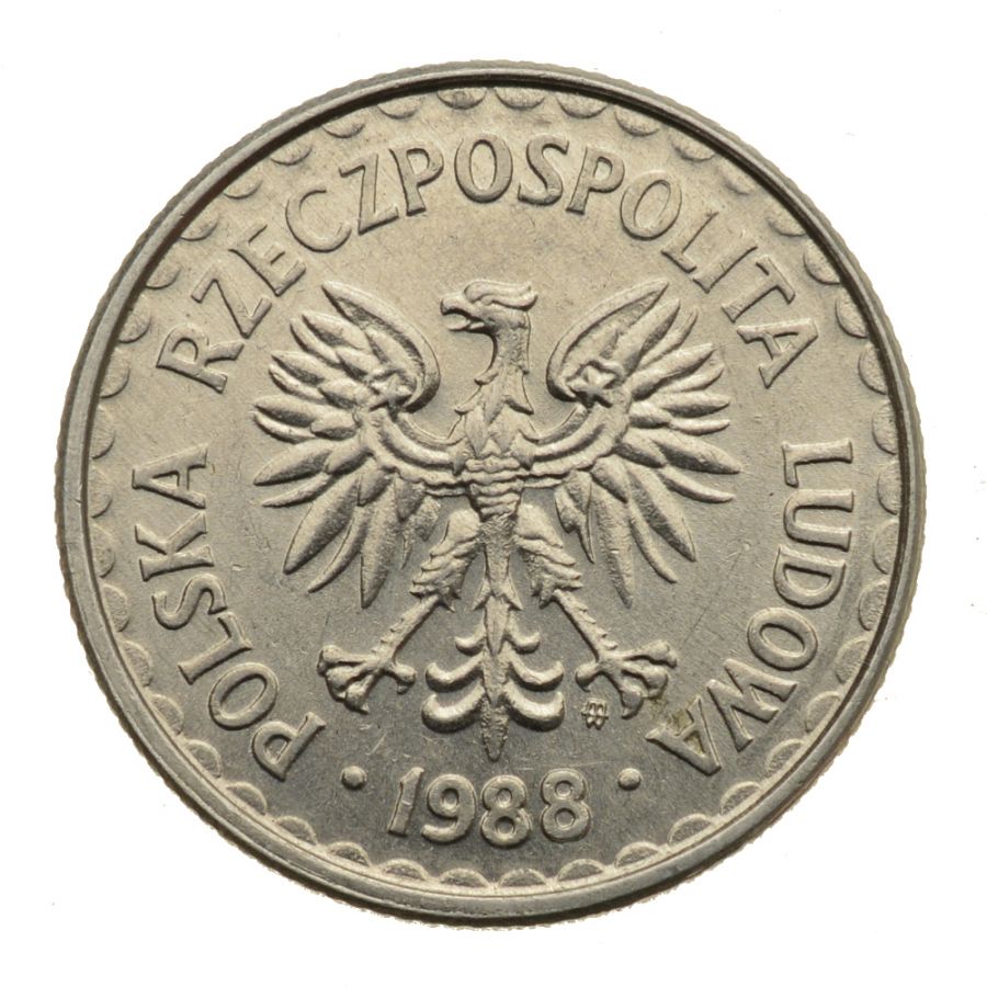 1 zloty 1988 r. (M474)
