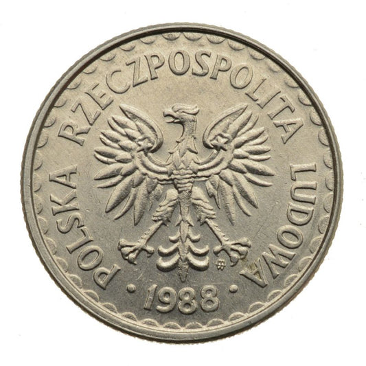 1 zloty 1988 r. (M474)