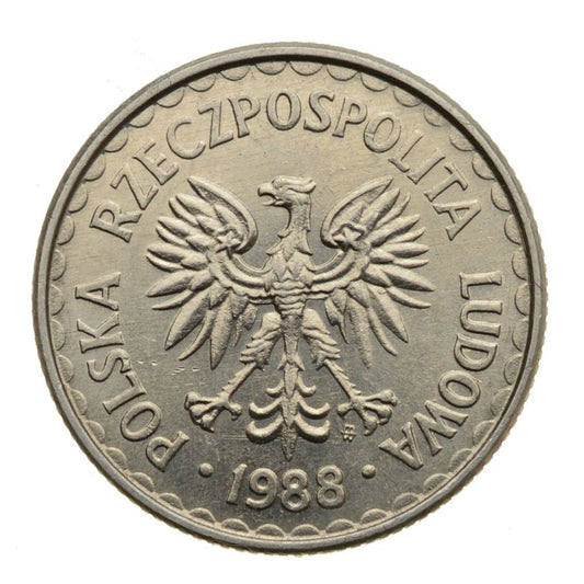 1 zloty 1988 r. (M475)