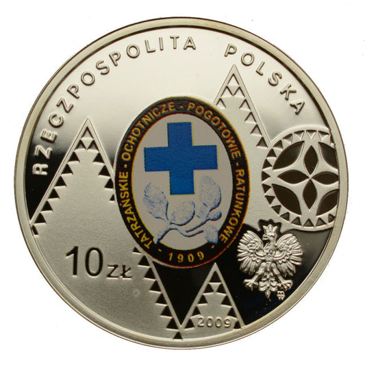 10 zlotych - 100. rocznica powstania TOPR