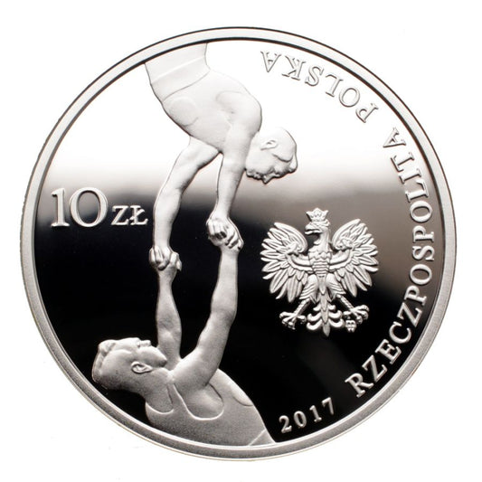 10 zlotych - 150. rocznica powstania Towarzystwa Gimnastycznego Sokуl