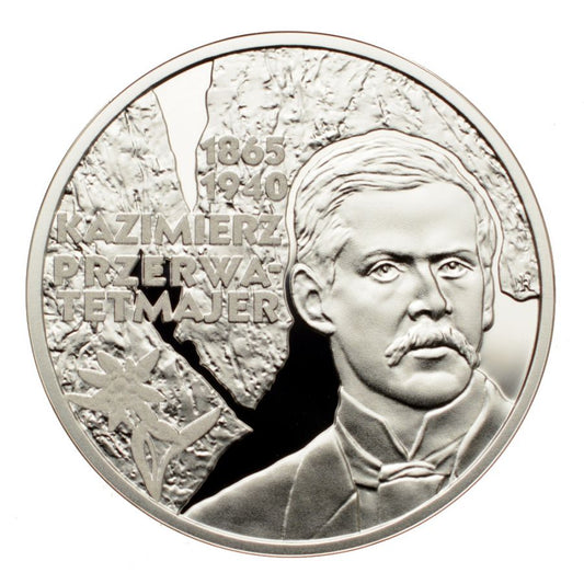 10 zlotych - 150. rocznica urodzin Kazimierza Przerwy-Tetmajera