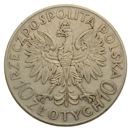 10 zlotych 1933 r. - Jan III Sobieski (2)