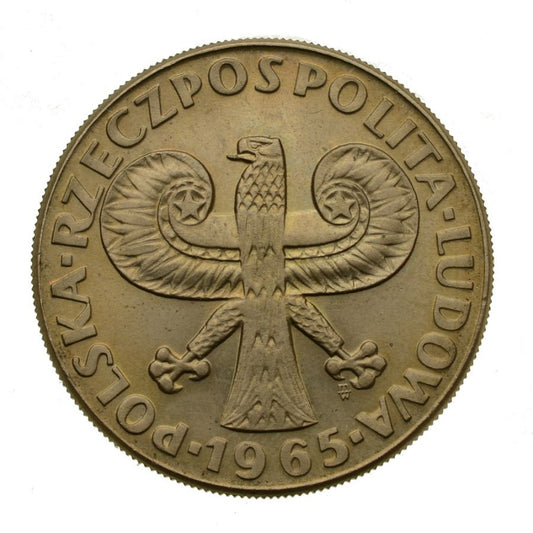 10 zlotych 1965 r. - Kolumna Zygmunta (M807)