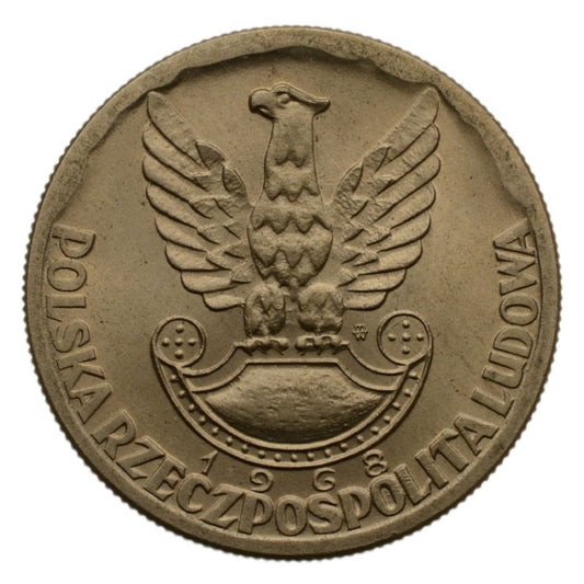 10 zlotych 1968 r. - XXV lat Ludowego Wojska Polskiego (M630)