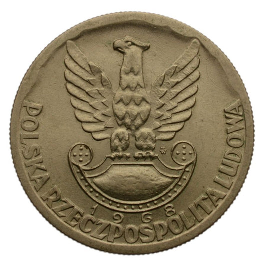 10 zlotych 1968 r. - XXV lat Ludowego Wojska Polskiego (M631)
