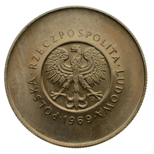 10 zlotych 1969 r. - Dwudziesta piata rocznica PRL (M189)