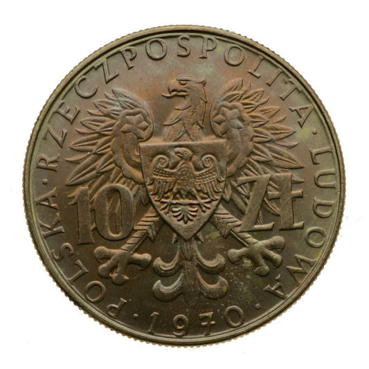 10 zlotych 1970 r. - Jestesmy-Jestesmy-Bedziemy (M283)