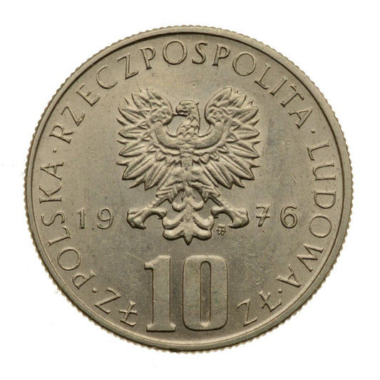 10 zlotych 1976 r. - Boleslaw Prus (M507)