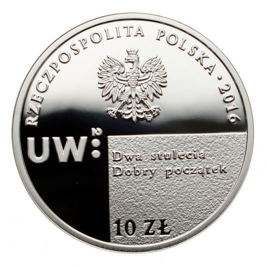10 zlotych - 200. rocznica powstania Uniwersytetu Warszawskiego