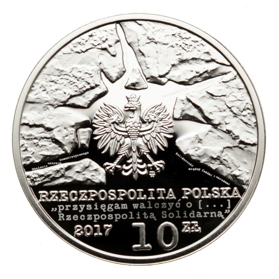 10 zlotych - 35-lecie Solidarnosci Walczacej