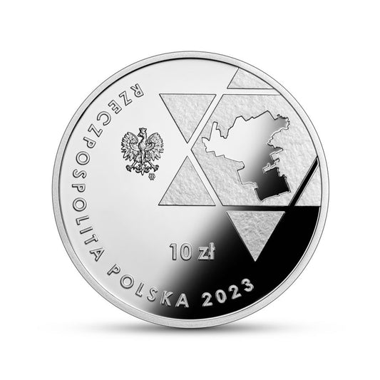 10 zlotych - 80. rocznica wybuchu Powstania w Getcie Warszawskim