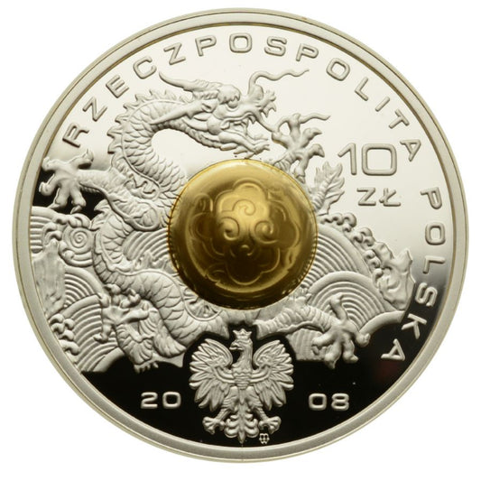 10 zlotych - Igrzyska Olimpijskie - Pekin 2008 (kula)