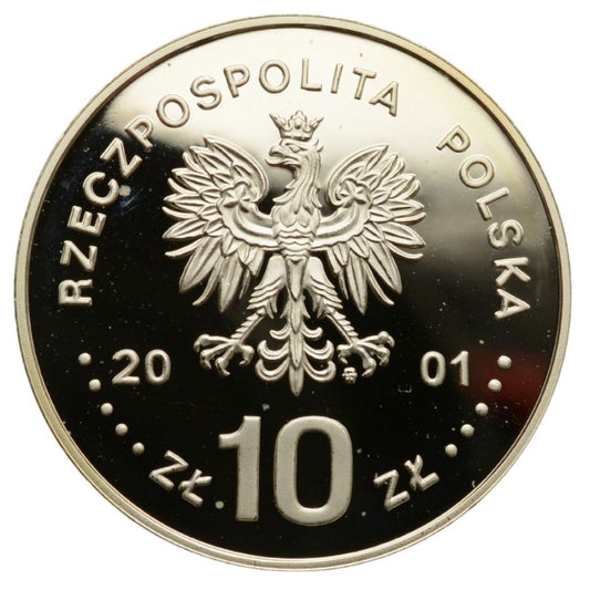 10 zlotych - Jan III Sobieski (popiersie)