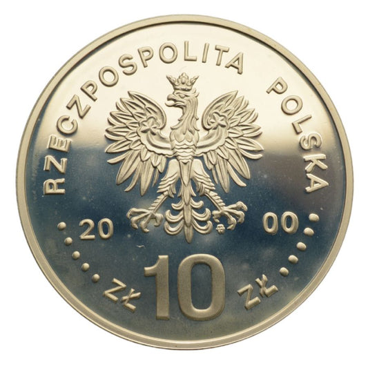 10 zlotych - Jan Kazimierz (popiersie)
