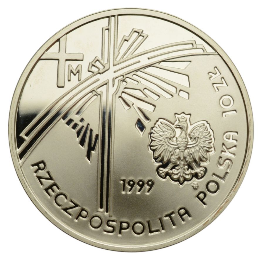 10 zlotych - Jan Pawel II - Papiez Pielgrzym