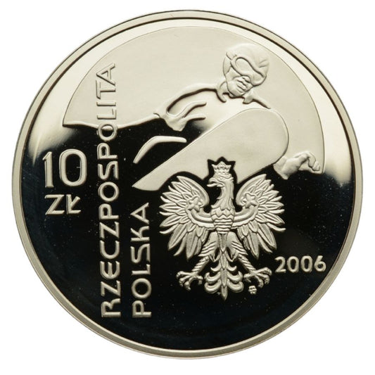 10 zlotych - Zimowe Igrzyska Olimpijskie - Turyn 2006 (snowboard)