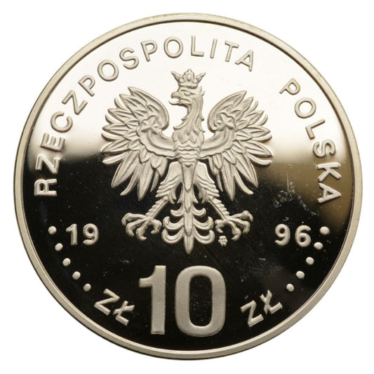 10 zlotych - Zygmunt August (popiersie)