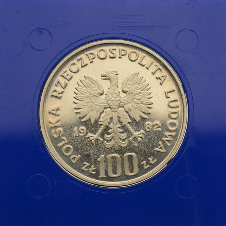 100 zlotych - Ochrona srodowiska - Bocian