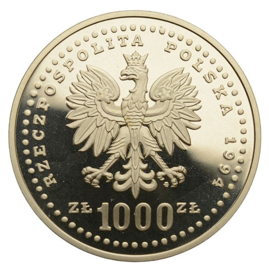 1000 zlotych - XV Mistrzostwa Swiata w Pilce Noznej - USA 1994