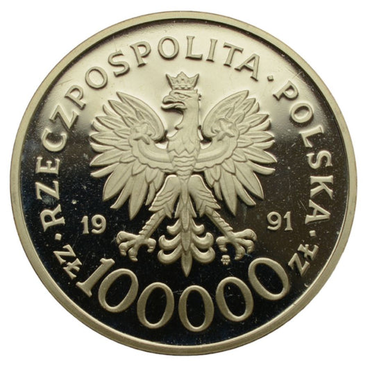 100000 zlotych - Zolnierz Polski na frontach II Wojny Swiatowej - Mjr Hubal