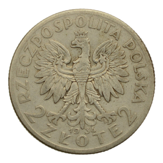 2 zlote 1934 r. - Glowa Kobiety (3)