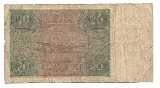 20 zlotych 1946 r. - Seria F (B071)