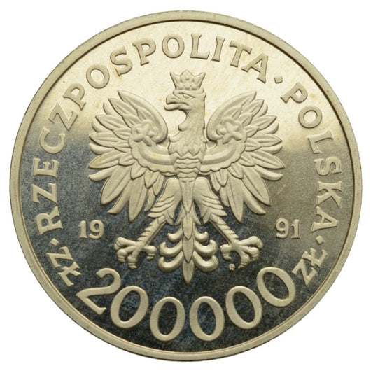 200000 zlotych - 200. rocznica Konstytucji 3 Maja