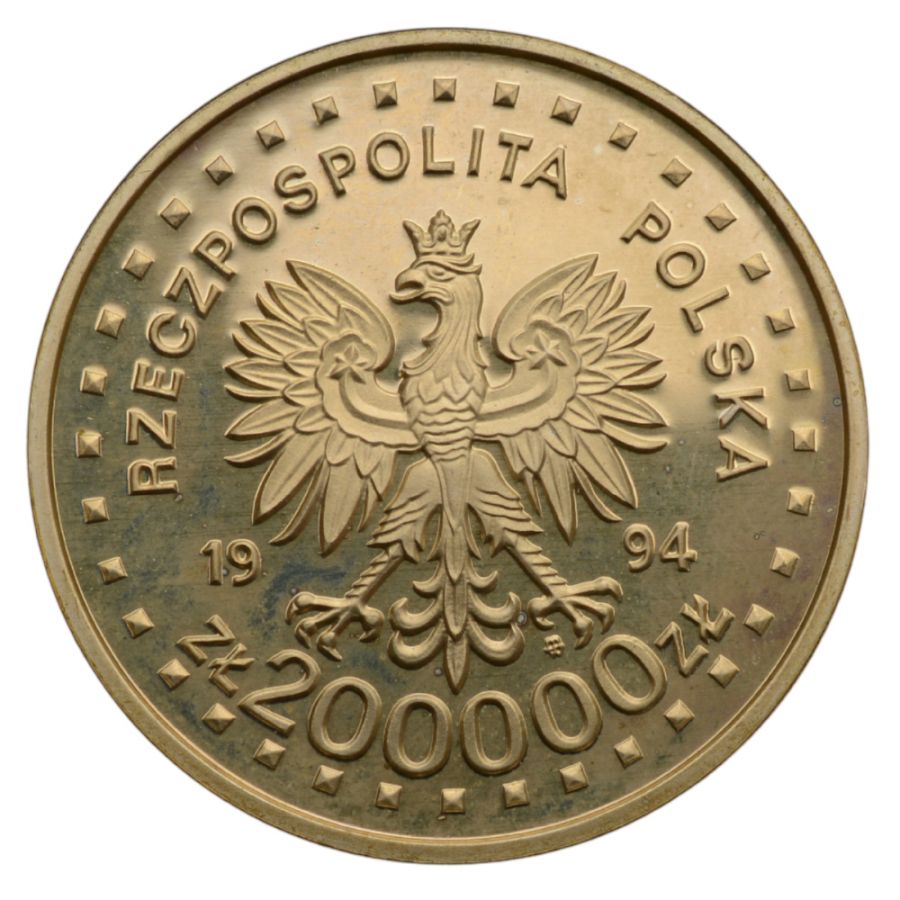 200000 zlotych - 200. rocznica Powstania Kosciuszkowskiego