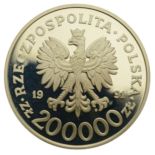 200000 zlotych - Igrzyska Olimpijskie - Barcelona 1992 - Ciezary