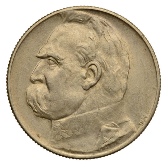 5 zlotych 1934 r. - Jуzef Pilsudski - Orzel Strzelecki (2)