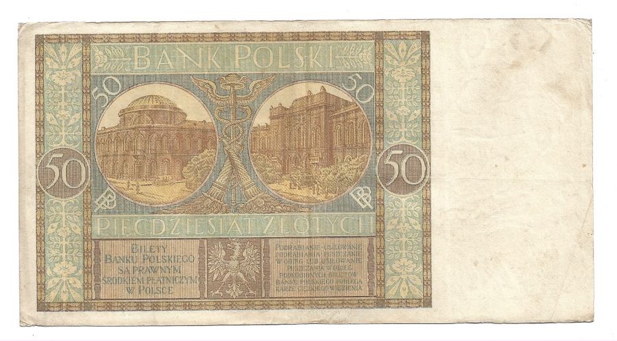 50 zlotych 1925 r. - seria AK (K48)