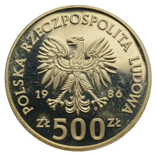 500 zlotych - Ochrona srodowiska - Sowa z mlodymi