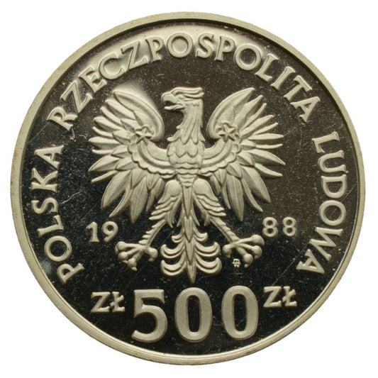 500 zlotych - XIV Mistrzostwa Swiata w Pilce Noznej - Wlochy 1990