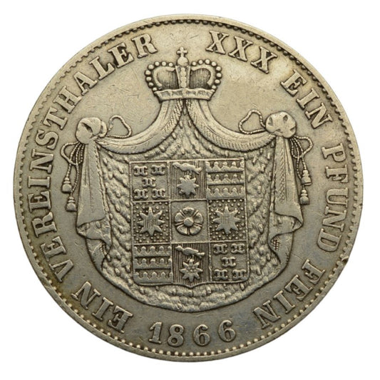 Niemcy - Lippe-Detmold - Talar 1866 A